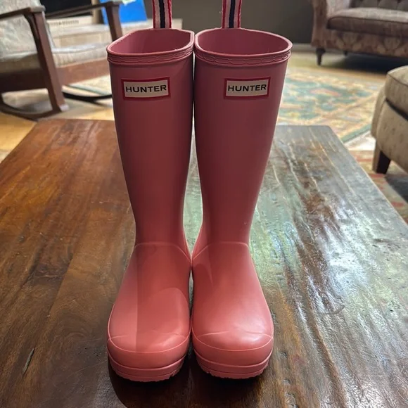 Hunter Pink Winter Rain Boots. NEW NO BOX - Picture 2 of 6